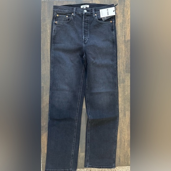 Re/Done 90s High Rise Loose Jeans - Picture 2 of 3
